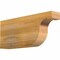 Ekena Millwork Del Monte Rough Sawn Rafter Tail, Western Red Cedar, 4"W x 10"H x 24"L RFT04X10X24DEL00RWR - alternate 1